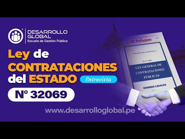 Nueva Ley de Contrataciones del Estado N°32069