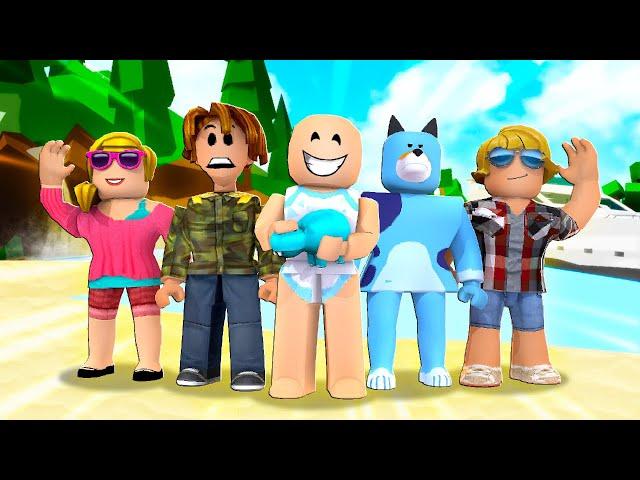 JJ AND BLUEY'S FAMILY ADVENTURE | Funny Roblox Moments | Brookhaven RP