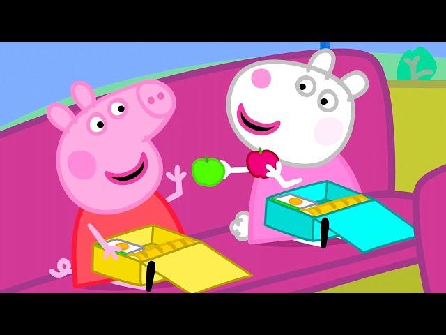 Peppa Pig Goes On A School Bus Trip