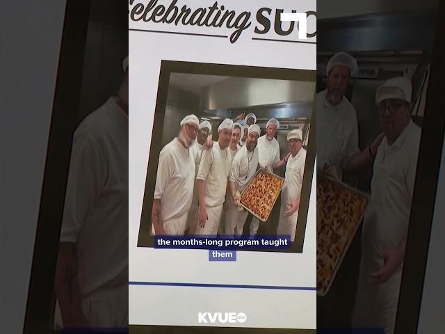 Texas prison's culinary program graduates 31 students #shorts