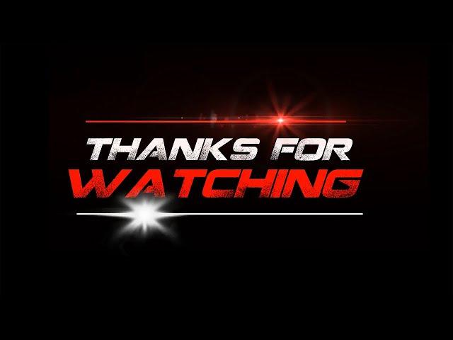 Thanks for Watching Outro ( No Copyright ) | Subscribe to Our Channel Outro