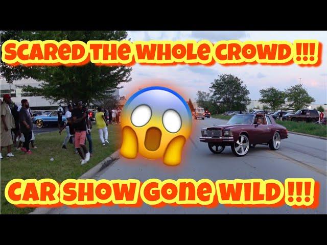 HE LOST IT… GOT WILD AND CRAZY AT THIS CAR SHOW !!!