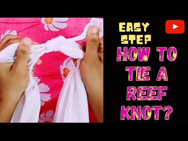 How To Tie Reef Knot Or Square Knot#reefknot#squareknot #triangularbandage#Firstaid#nursingtube