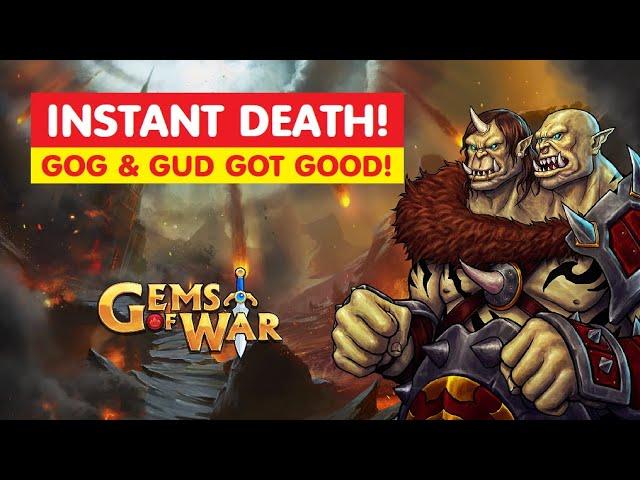 Gems of War Warlord Class Trial! Fast Easy Team and Best Strategy?