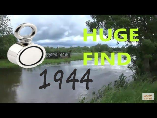 HUGE WW2 FIND WHILST MAGNET FISHING