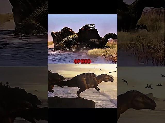 Spinosaurus Vs Acrocanthosaurs Epic Battle  #dinosaurus #prehistoric #shorts