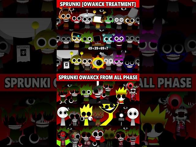 Owakcx Treatment But Swap VS Owakcx From All Phase's MIX HORROR VERSION #sprunki