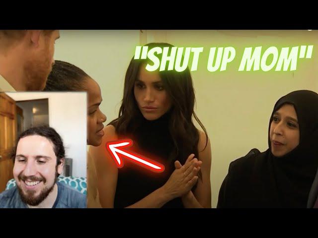 Reacting To Meghan's MASK SLIP At Her Mom #meghanmarkle