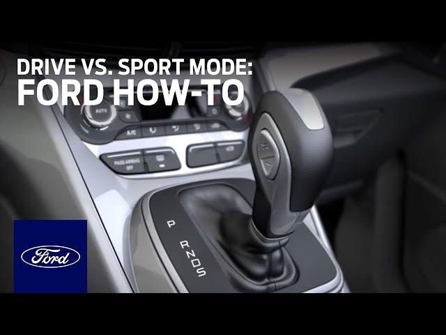 Drive vs. Sport Mode | Ford How-To | Ford