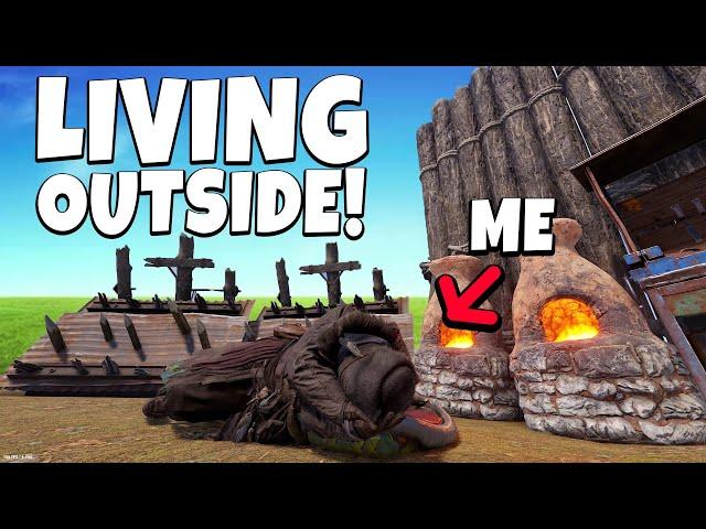 I Survived And Raided In Rust With NO Base!