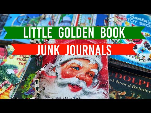 Craft Fair Idea #6: Little Golden Book Junk Journals | 2019