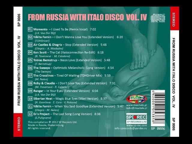 From Russia With Italo Disco Vol. IV SP Records 2012 Promo