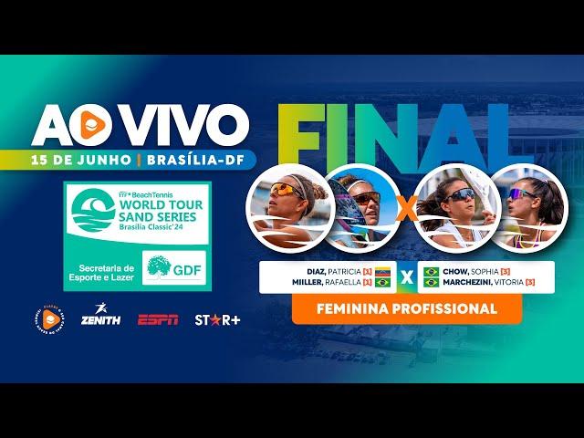 FINAL: SOPHIA CHOW/ VITORIA MARCHEZINI X PATRICIA DIAZ/ RAFAELLA MIILLER- ITF SAND SERIES BRASÍLIA