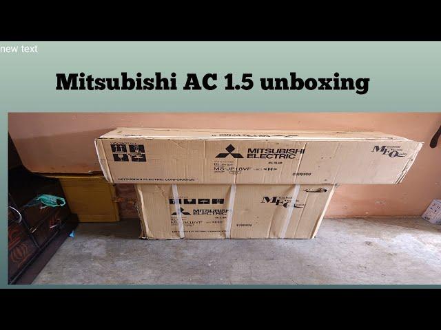 Mitsubishi 1.5 ton AC unboxing  AC installation step by step top model Mitsubishi AC