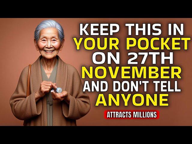 If you KEEP this in POCKET on NOVEMBER 19TH, your FINANCIAL problems will end | Buddhist Teachings