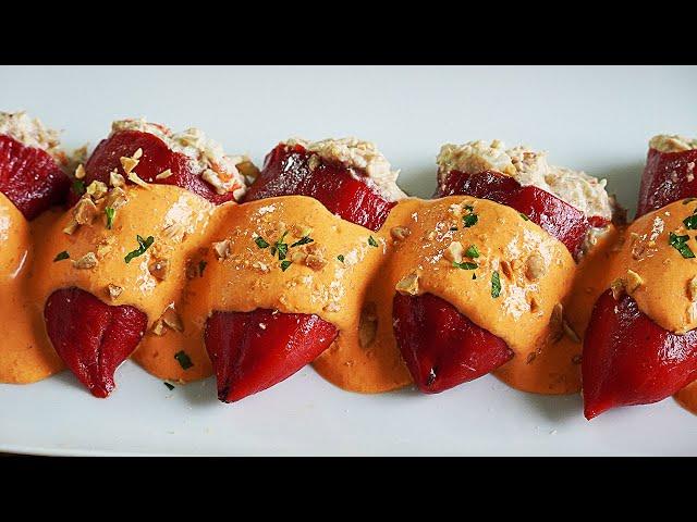 QUICK STUFFED PIQUILLO PEPPERS