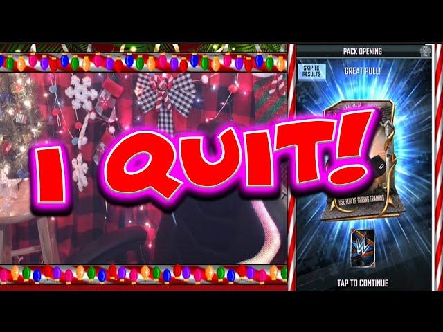 I QUIT AFTER THIS… | Noology WWE SuperCard Season 8!