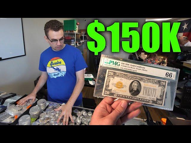 We Bought This $150,000 Coin Collection! (Bullion Market, Rare Silver Dollars, & Tyler Coin Show)