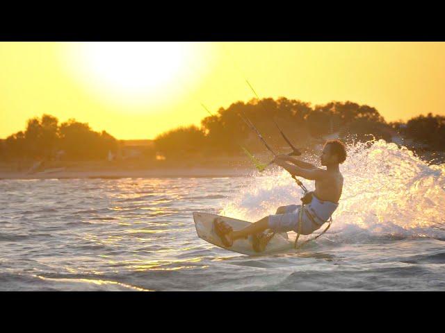 Kitesurfing in Limnos, Greece - Tosho Yanev - Keros Beach 2018