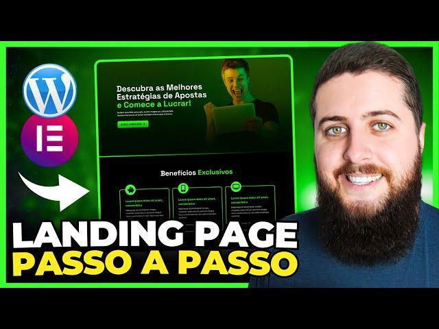 Como Criar uma LANDING PAGE Profissional com WordPress + Elementor Grátis