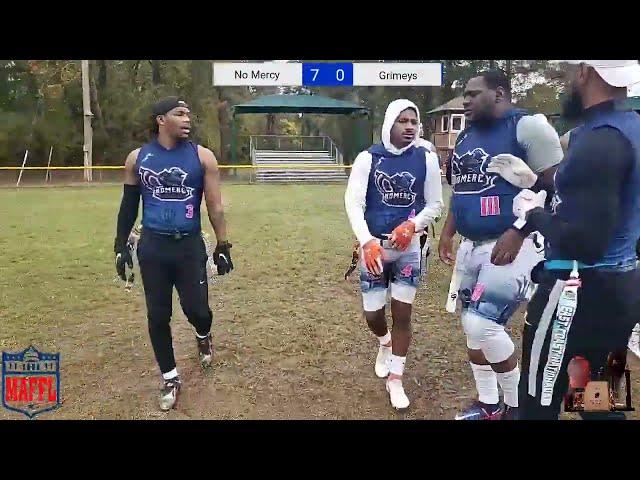 2022 Mid-Atlantic Flag Football League Quarterfinals: Grimeys vs No Mercy Uncut (Joey Blaze)