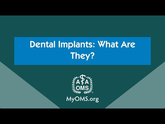 Dental Implants: What Are They?