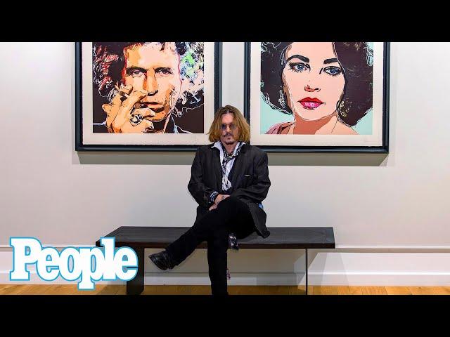 Johnny Depp Makes Over $3.6 Million After Debut Art Collection Sells Out in Hours | PEOPLE