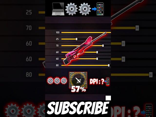 All Weapons  Auto HEADSHOT ️ Sensitivity Settings +DPI  || Desert Eagle || m1887