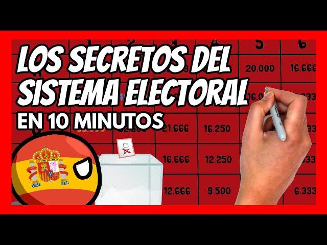  ¿Cómo funcionan la ELECCIONES en ESPAÑA? La GUÍA definitiva del sistema electoral en 10 minutos