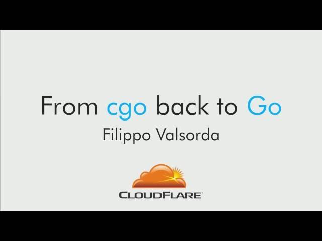 GopherCon 2016: Filippo Valsorda - cgo Safely Taming the Beast