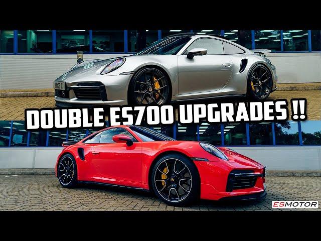 850BHP AND 830BHP 992 TURBO S ES700 UPGRADES!! #porsche #esmotoruk #911turbos #ES1300