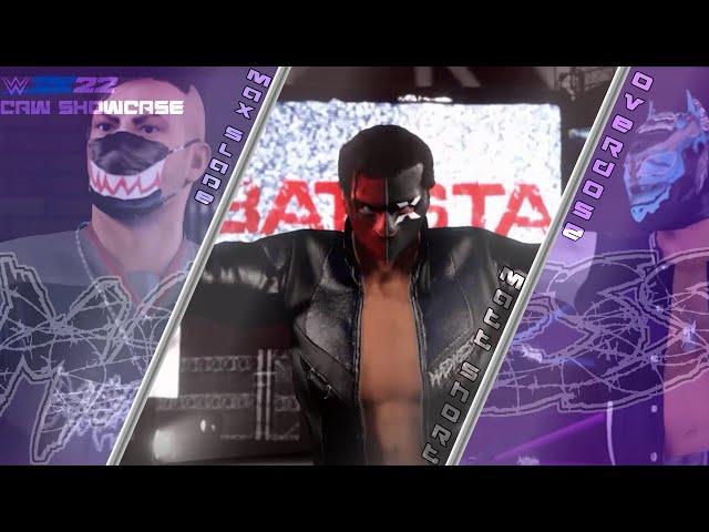 Madness Wrestling | WWE 2k22 "LuchaGore" DLC Pack! | CAW Showcase (REUPLOAD)