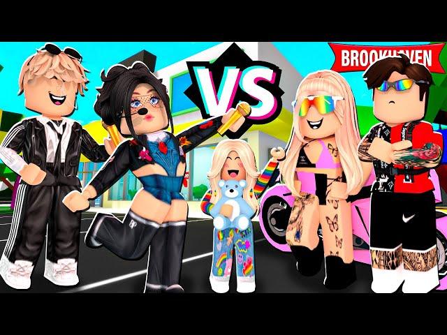 FAMÍLIA K-POP VS FAMÍLIA MANDRAKE - HISTORINHA DE BROOKHAVEN RP ROBLOX 