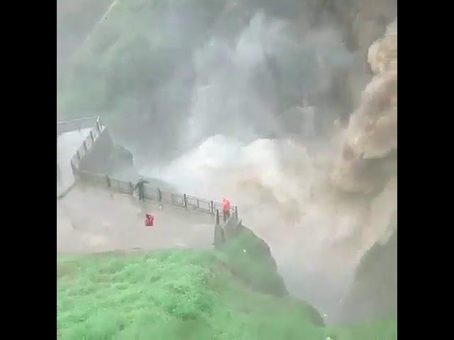 The terrible Shalmash waterfall in Sardasht