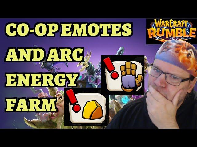 New Patch! Co-op Emotes and Arc Energy Farm for Advanced Accounts - Warcraft Rumble