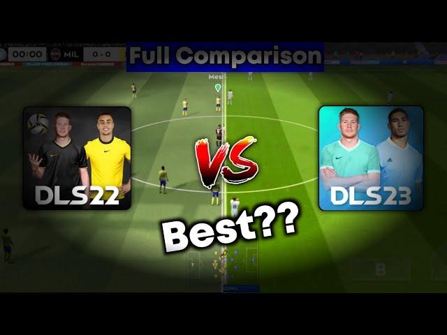 DLS 22 vs DLS 23 Full A-Z Comparison • Dream League Soccer 2023