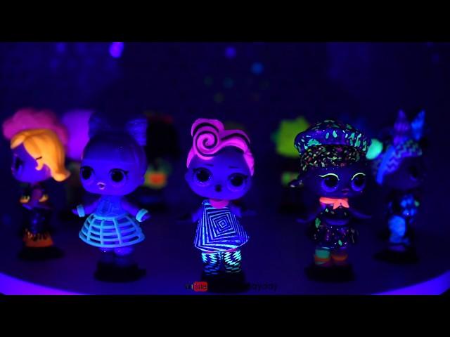 LOL Surprise Lights Glitter Series Complete Set With Weight Hacks All Rare Found!