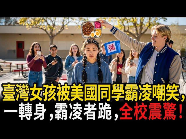 臺灣女孩被美國同學霸凌嘲笑，卻只用一個轉身，讓霸凌者當場跪倒，全校震驚！#感人故事 #老年故事 #口述故事 #人生故事 #幸福故事