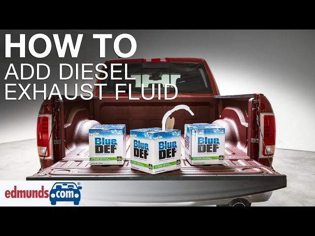 How to Add Diesel Exhaust Fluid (DEF)