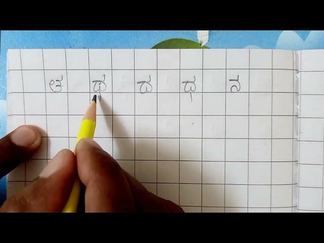 ತ ಥ ದ ಧ ನ Kannada Varnamale, Kannada alphabets