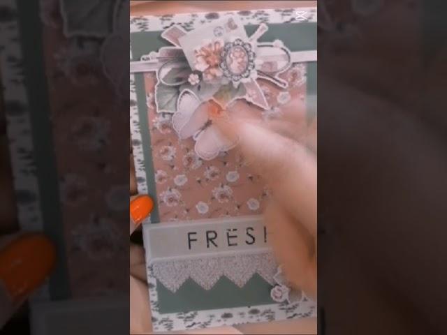 my first fancy card