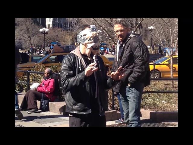 Rallitox Art - Chicken in my Face test #1  NYC 2015