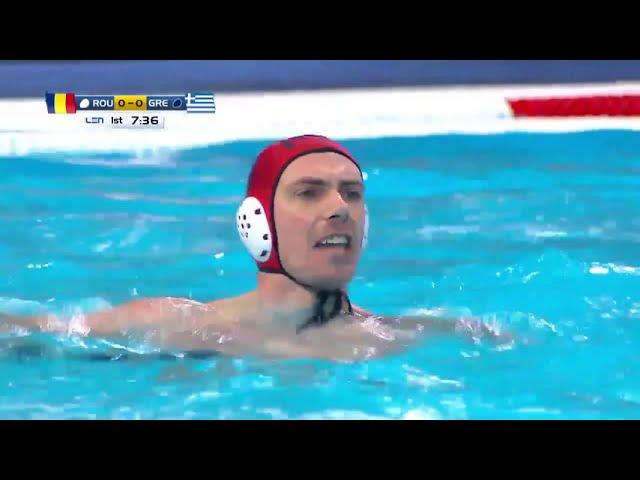 Greece vs Romania - Waterpolo Euro Champ. 2016 - Men 1/8 Finals