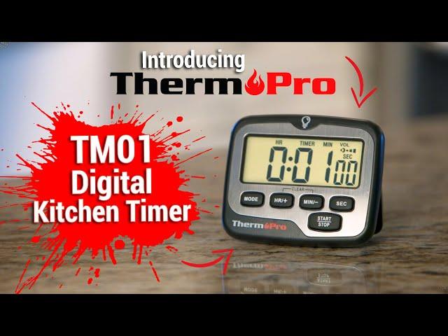 Introducing ThermoPro TM01 Digital Kitchen Timer