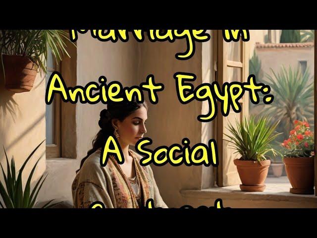 Marriage in Ancient Egypt