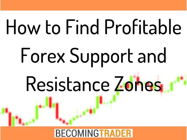 How to Find Profitable Forex Support and Resistance Zones