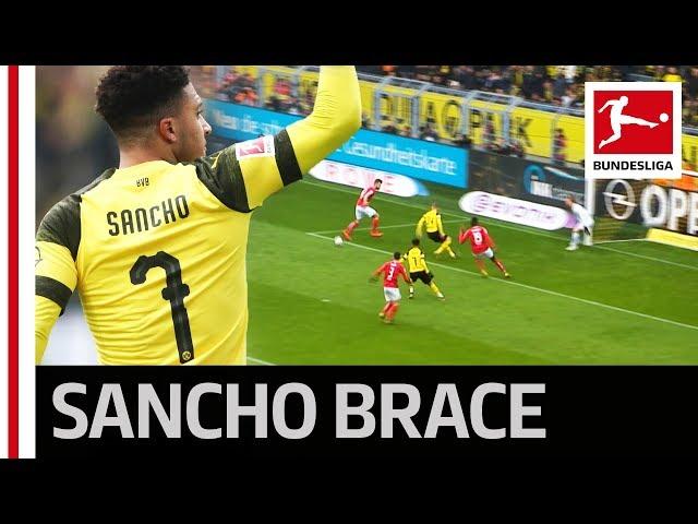 Jadon Sancho Scores 2 Goals in Dortmund's Crucial Win in the Title Race