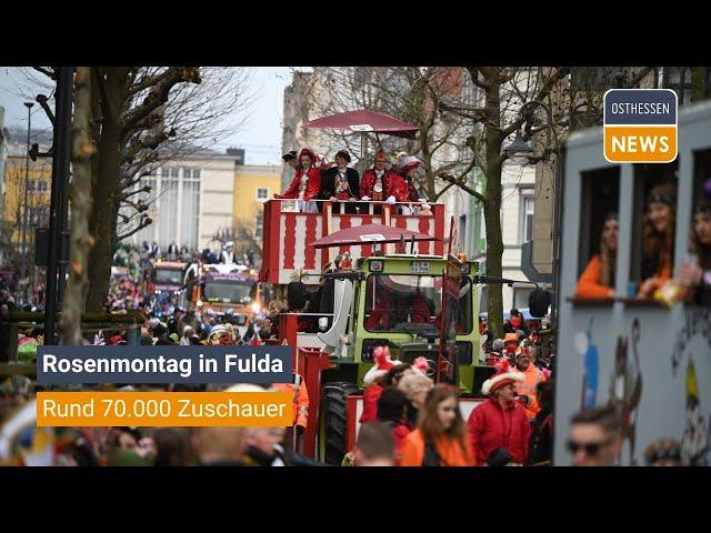 FULDA: Rund 70.000 Zuschauer besuchen den ROSENMONTAG in Fulda