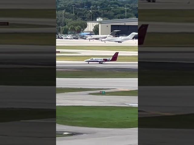 Cessna Citation II just landed west palm beach   #aviationchannel #planespotting