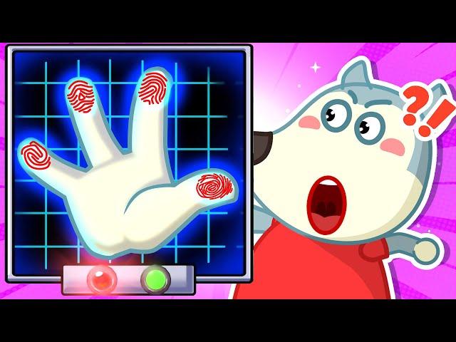 ️ Unique Fingerprints  Who Hit My Car? Wolfoo Detective Series For Kids  Wolfoo Kids Cartoon